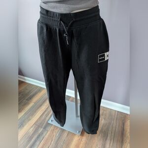 Hurley Black Jogger Pants with Logo Patch